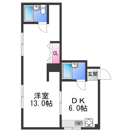 あびこレトロの物件間取画像